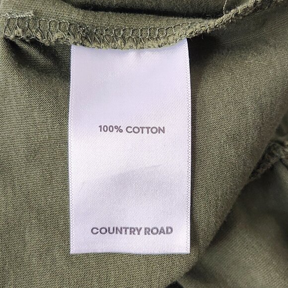 Country Road Modern Logo Tank Dress Costal Cowgirl Australian Organic Cotton XS - Picture 14 of 15